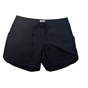 Prana Womens XS Black Shorts Drawstring Athletic Casual Activewear‎